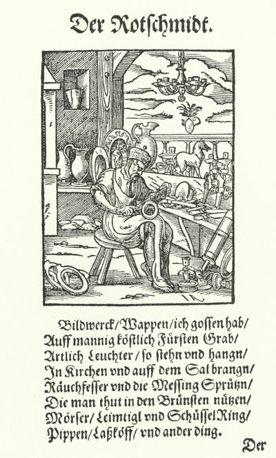 The Coppersmith by Jost (after) Amman