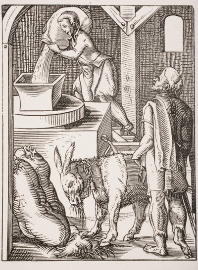 The Miller (19th Century Reproduction of 16th Century Engraving by Jost Amman) by Jost (after) Amman
