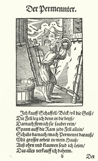 The Parchmenter by Jost (after) Amman