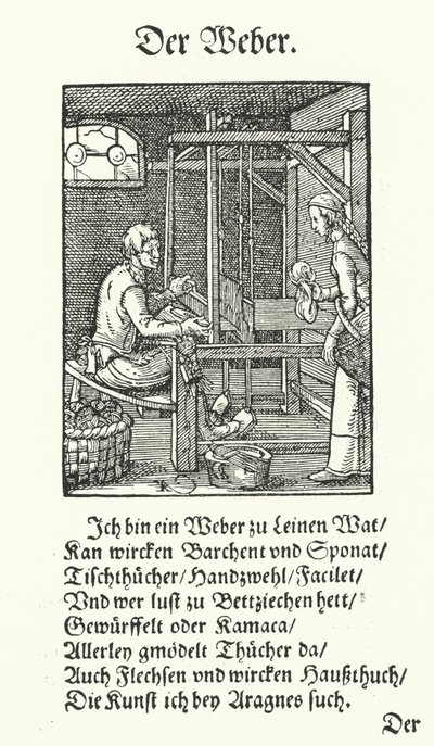 The Weaver by Jost (after) Amman