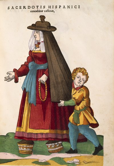 Concubine with child by Jost Amman