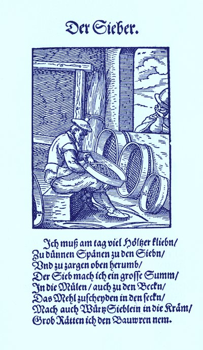 Sieve maker by Jost Amman