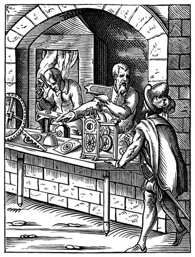 The Clockmaker by Jost Amman
