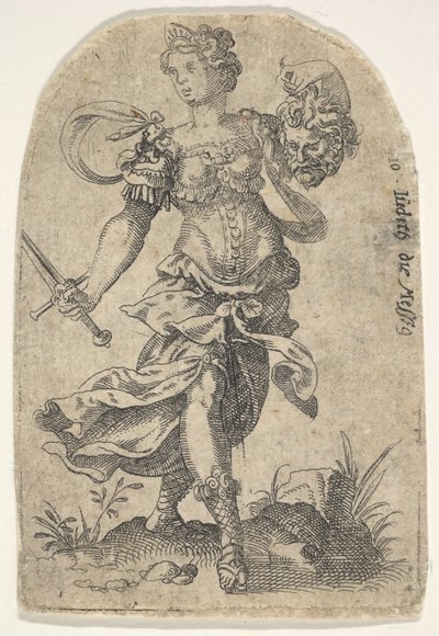 Judith, from Celebrated Women of the Old Testament, 1568-96 by Jost Ammon