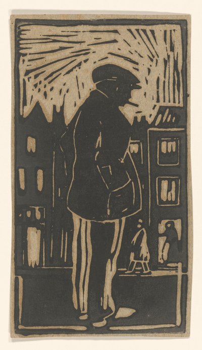 Standing Man in a Street by Joub Wiertz