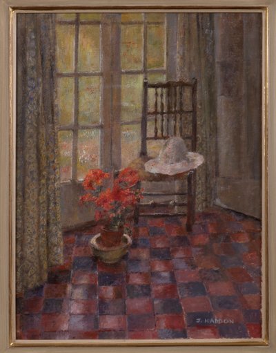 Chair and Flowers by Joyce Haddon