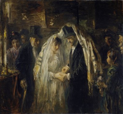 Jewish Wedding by Jozef (1824-1911) Israels