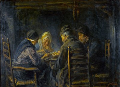 Potato Eaters by Jozef  Israels