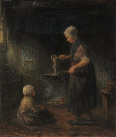 The Pancakes by Jozef (1824 1911) Israels
