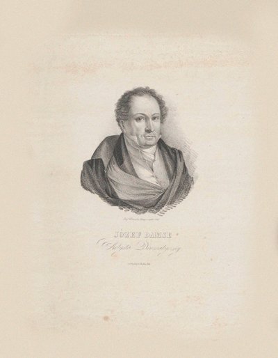 Portrait of the Composer Józef Damse by Jozef Hilary Glowacki