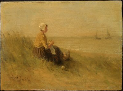 Woman on the Shore by Jozef Israëls
