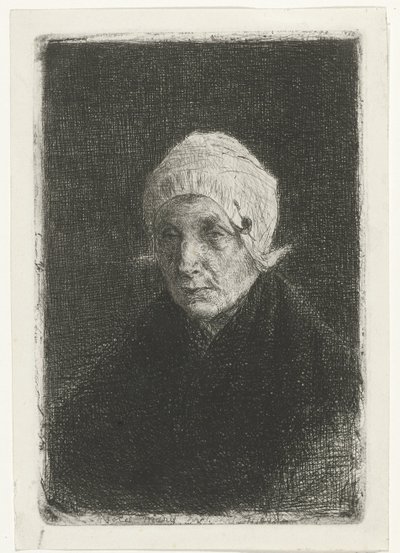 Old Woman from Katwijk (Old Mary) by Jozef Israëls