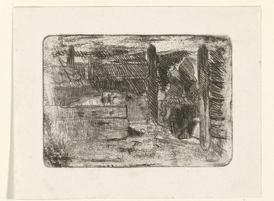 Children by the Pigsty by Jozef Israëls