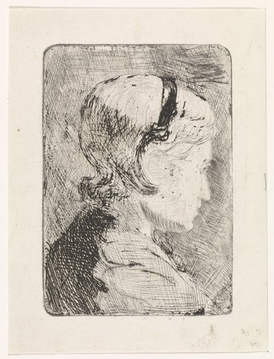 Portrait of Aleida Schaap by Jozef Israëls