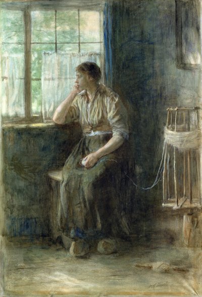 Woman at the Window by Jozef Israëls