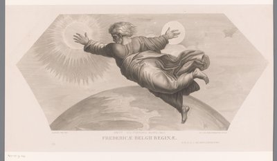 God Creates the Sun and the Moon by Jozef Karel De Meulemeester