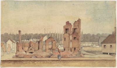 Ruins of a Tavern, Petersburg, Virginia by Jr. William Skinner Simpson
