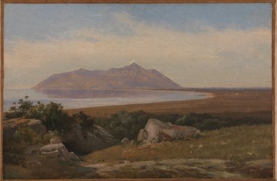 Monte Circeo Seen from the District of Terracina by Jørgen V. Sonne