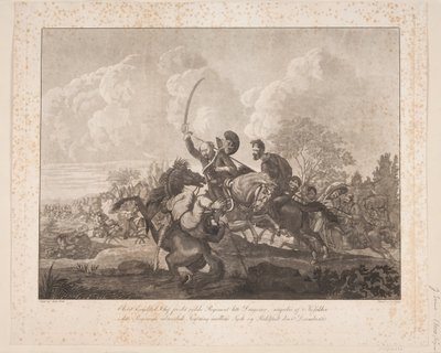 Colonel Engelsted in the Battle of Rahlstedt, 1813 by Jørgen V. Sonne