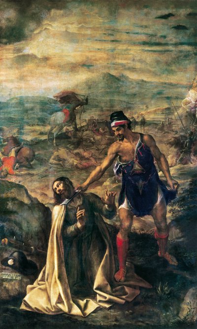 The Decollation of Saint James the Great by Juan (1526 1579) Fernandez Navarette