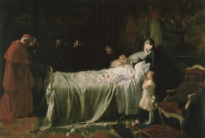 The Death of Don Alfonso XII (1857-85) (The Final Kiss) by Juan Antonio Benlliure y Gil