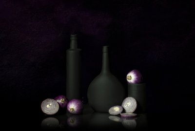 Red Onion Still Life by Juan Antonio Palacios