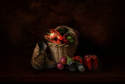 Rustic Garden Bounty by Juan Antonio Palacios