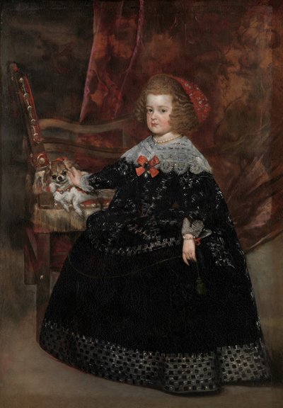Maria Teresa, Infanta of Spain, ca. 1645 by Juan Battista Martinez del Mazo