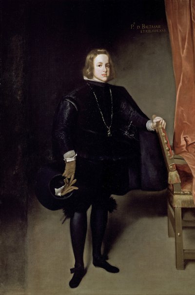Portrait of Prince Balthasar Charles by Juan Bautista Martinez Del Mazo