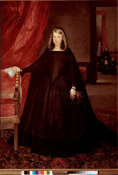 Portrait of Marguerite Therese of Austria (1651-1673) by Juan Bautista Martinez Del Mazo