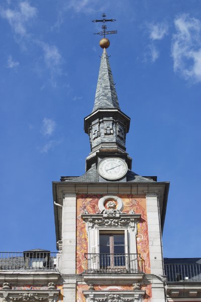 Tower from one of the balconied houses by Juan Gomez de Mora