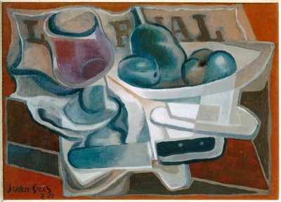 Bowl and Glass by Juan Gris