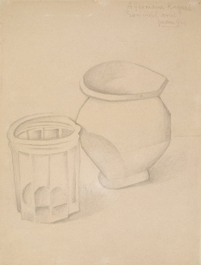 Glass and Vase by Juan Gris