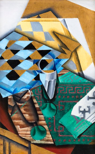 The Checkerboard by Juan Gris