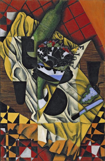 Grapes and Wine by Juan Gris