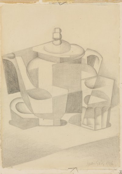 Still Life with Teapot by Juan Gris