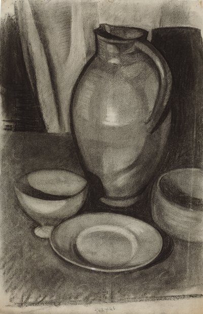 Still Life with a Jug by Juan Gris