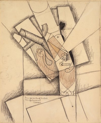The Smoker by Juan Gris