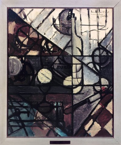 The bottle of Bordeaux by Juan Gris