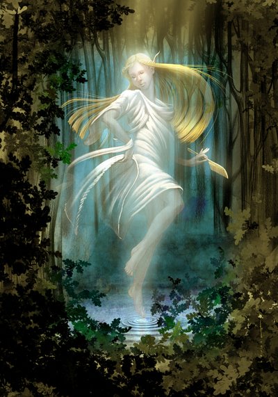 Glowing Forest Spirit by Juan Hernaz