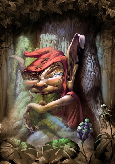 Mischievous Forest Imp by Juan Hernaz