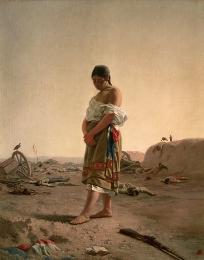 The Paraguayan in her Desolate Mother Land by Juan Manuel Blanes