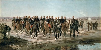 The Visit to the River Negro by General Julio Argentino Roca and his Army by Juan Manuel Blanes