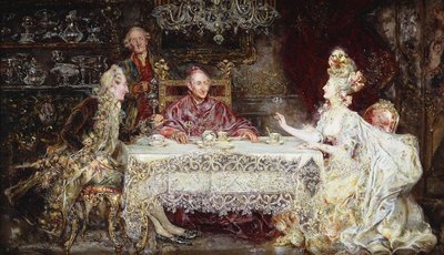 Dinner with the Cardinal by Juan Pablo Salinas Tervel