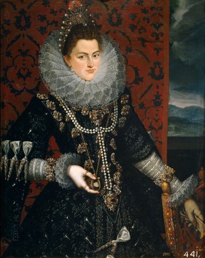 Isabelle Claire Eugenie of Austria by Juan Pantoja de la Cruz