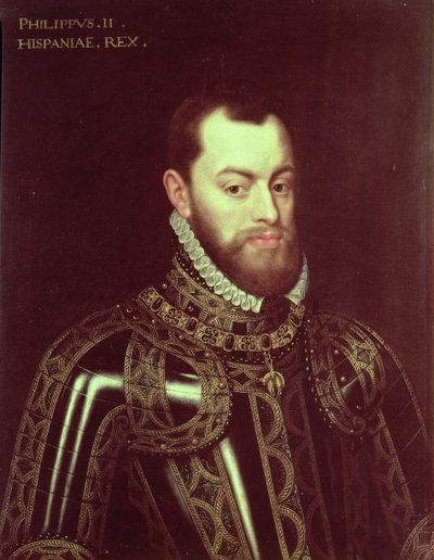 Portrait of King Philip II of Spain by Juan Pantoja de la Cruz