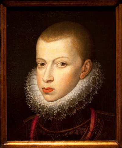 Portrait of Prince Philip III (Felip III of Castile, Known as the Pious) by Juan Pantoja de la Cruz