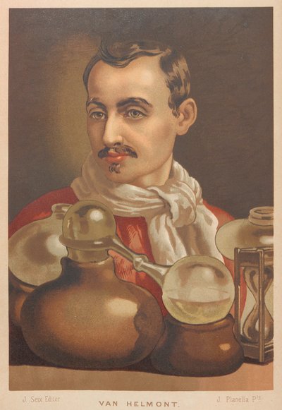 Portrait of Johan Baptista van Helmont, 1580-1644, 1879 by Juan Planella y Rodríguez
