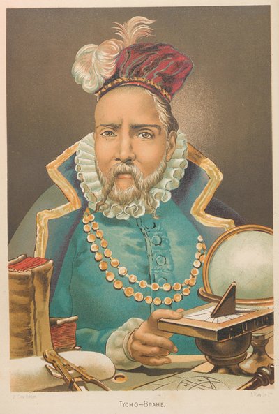 Portrait of Tycho Brahe by Juan Planella y Rodríguez