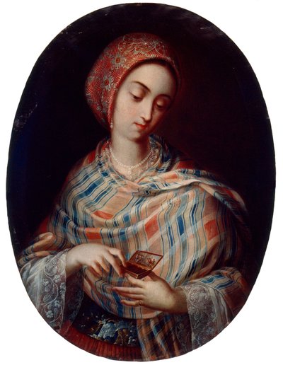 Lady with a Shawl by Juan Rodríguez Juárez